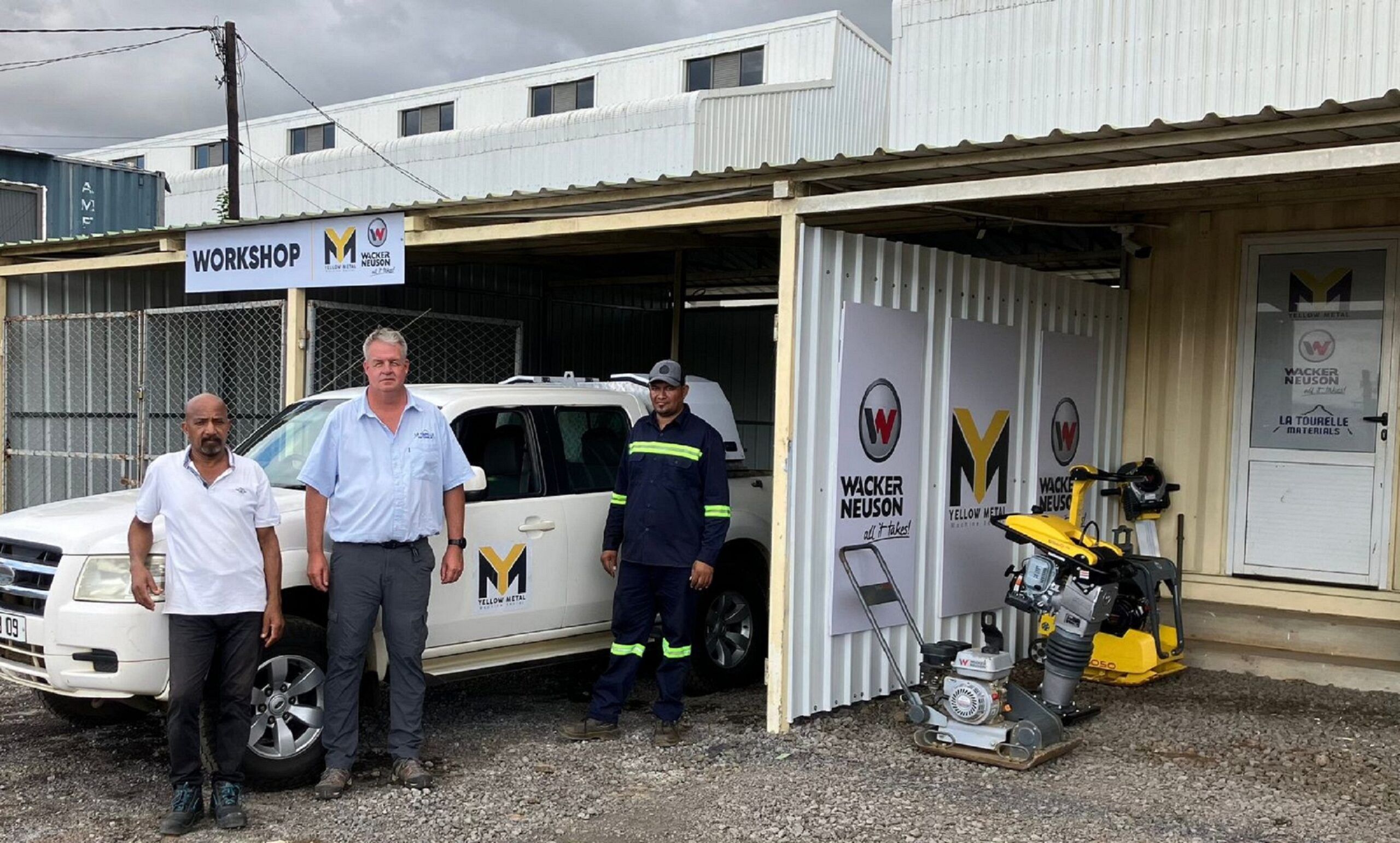 Mauritius Onboarding of new dealership brings Wacker Neuson equipment and aftermarket support